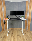 Escritorio Premium Ajustable En Altura Eléctrico Con Multitoma.