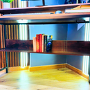 Escritorio Con Estantes y Con Multitoma Study Kabboa