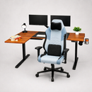 Escritorio Ajustable En Altura L Eléctrico + Silla Gamer MX88