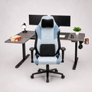 Escritorio Ajustable En Altura L Eléctrico + Silla Gamer MX88