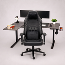 Escritorio Ajustable En Altura L Eléctrico + Silla Gamer MX88