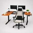 Escritorio Ajustable En Altura L Eléctrico + Silla Gamer MX88