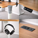 Escritorio Premium Ajustable En Altura Eléctrico Con Multitoma.