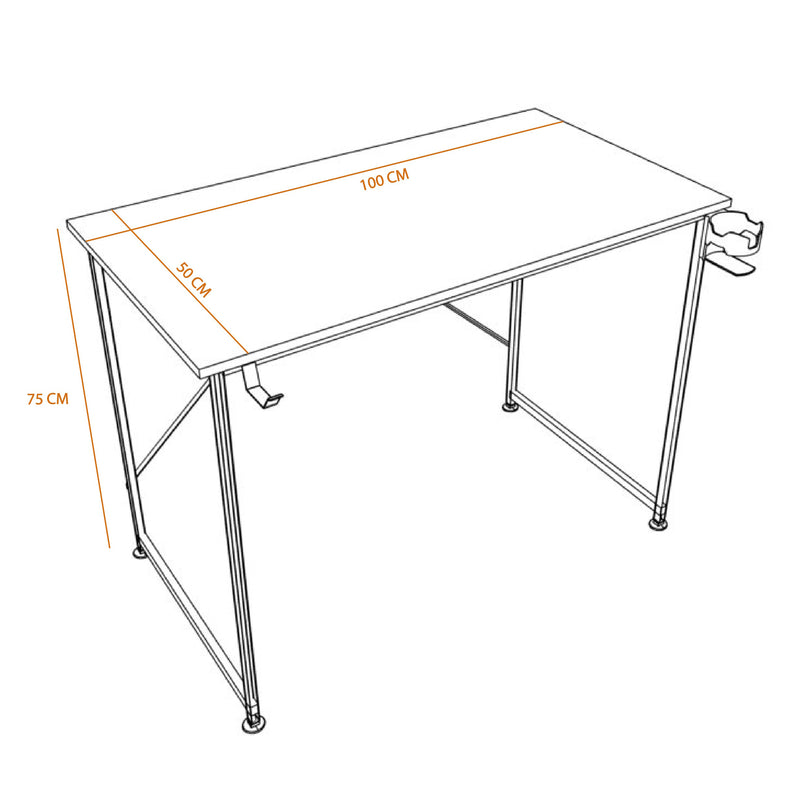 Escritorio Simple Kabboa Para Computador 100*50*70cm