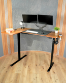 Escritorio Ajustable En Altura L Eléctrico Con Multitoma Premium