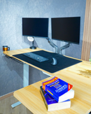 Escritorio Ajustable En Altura L Eléctrico Con Multitoma Premium