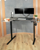 Escritorio Ajustable En Altura L Eléctrico Con Multitoma Premium