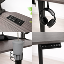 Escritorio Premium Ajustable En Altura Eléctrico Con Multitoma.