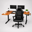 Escritorio Ajustable En Altura L Eléctrico + Silla Gamer MX88