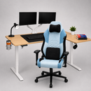 Escritorio Ajustable En Altura L Eléctrico + Silla Gamer MX88