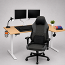 Escritorio Ajustable En Altura L Eléctrico + Silla Gamer MX88