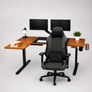 Escritorio Ajustable En Altura L Eléctrico + Silla Gamer MX88