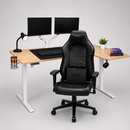 Escritorio Ajustable En Altura L Eléctrico + Silla Gamer MX88