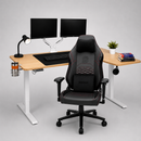 Escritorio Ajustable En Altura L Eléctrico + Silla Gamer MX88