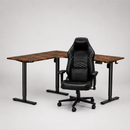 Escritorio Ajustable en L Profesional 3 Patas 2 Motor + Silla Gamer MX88