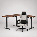 Escritorio Ajustable en L Profesional 3 Patas 2 Motor + Silla Gamer MX88