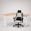 Escritorio Ajustable en L Profesional 3 Patas 2 Motor + Silla Gamer MX88