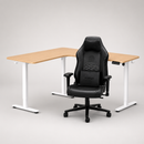 Escritorio Ajustable en L Profesional 3 Patas 2 Motor + Silla Gamer MX88