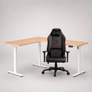 Escritorio Ajustable en L Profesional 3 Patas 2 Motor + Silla Gamer MX88