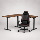 Escritorio Ajustable en L Profesional 3 Patas 2 Motor + Silla Gamer MX88