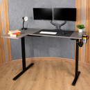 Escritorio Premium Ajustable En Altura Eléctrico Con Multitoma.