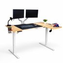 Escritorio Premium Ajustable En Altura Eléctrico Con Multitoma.