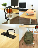 Escritorio Ajustable En Altura L Eléctrico Con Multitoma Premium