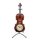 Reloj Decorativo En Forma De Violín 2-15