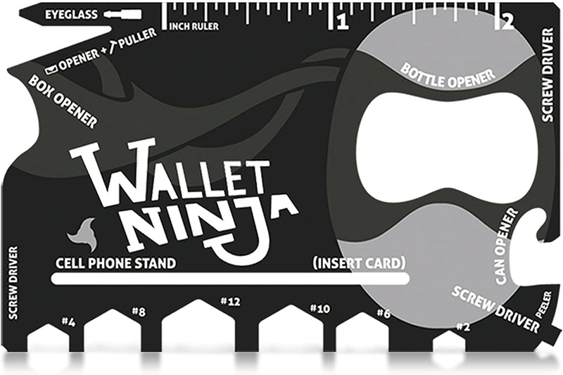 Tarjeta Multiuso Para Billetera Ninja Wallet 18 Funciones