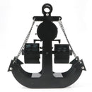 Reloj De Mesa Diseño Ancla Metálico (Envió Gratis)