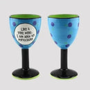 Copa / Taza Decorativa Divertida Caricatura Soy Como El Vino