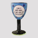 Copa / Taza Decorativa Divertida Caricatura Soy Como El Vino