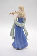 Porcelana De Mujer Europea Tocando Violín