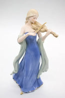 Porcelana De Mujer Europea Tocando Violín
