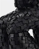 Figura Decorativa Hombre Sentado De Arenisca Para El Hogar