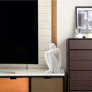 Figura Decorativa Hombre Sentado De Arenisca Para El Hogar