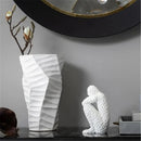 Figura Decorativa Hombre Sentado De Arenisca Para El Hogar