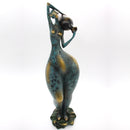 Figura De Mujer Caderona Alta Con Jarron