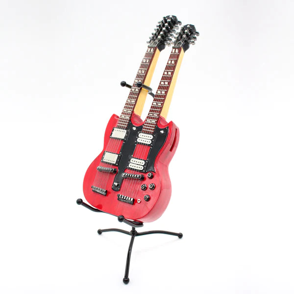 Alcancía Con Forma De Guitarra Doble 1-26 (Rojo)