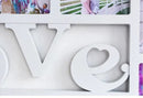 Porta-retrato De Pared Con Palabra Love 10 Fotos (Envió Gratis)