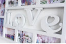 Porta-retrato De Pared Con Palabra Love 10 Fotos (Envió Gratis)
