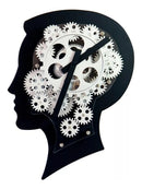 Reloj De Pared Figura Rostro O Cabeza Humana Envió Gratis