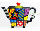 Cafetera Estilo Cuadrada Colores Diseño Tipo Brito En Ceramica