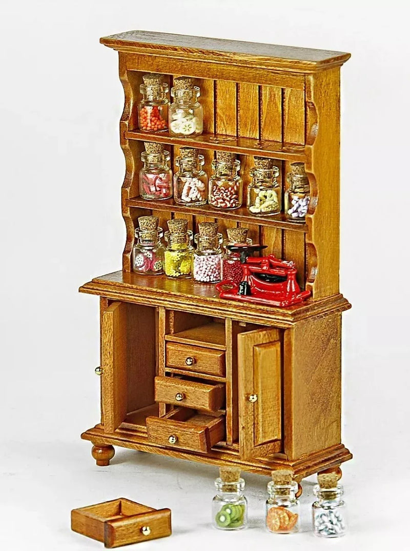 Mueble De Cocina Conservas Miniatura Madera Decoración